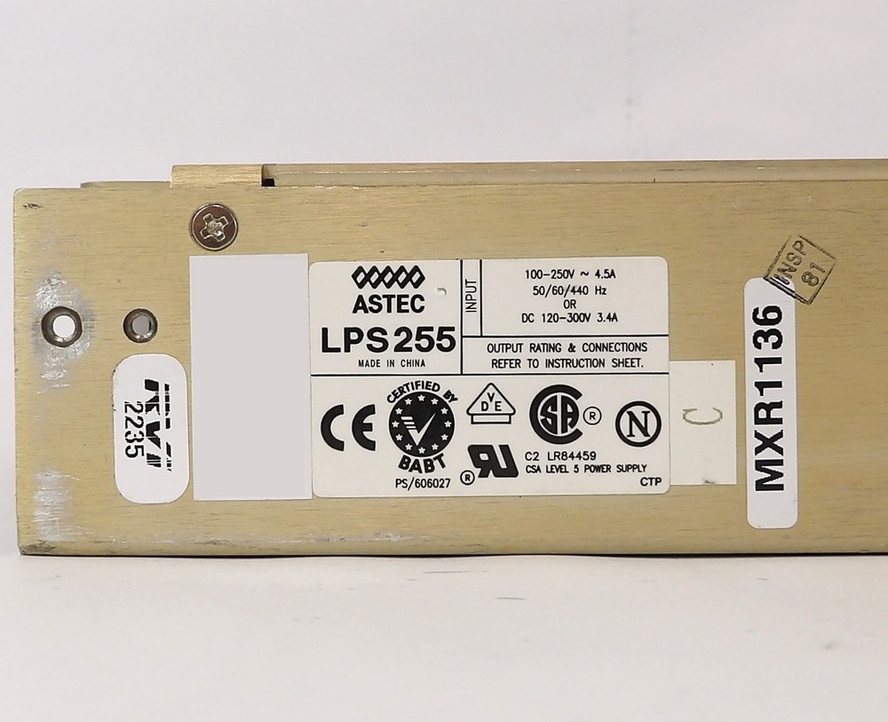 Astec LPS225-C CSA Level 5 Power Supply Working