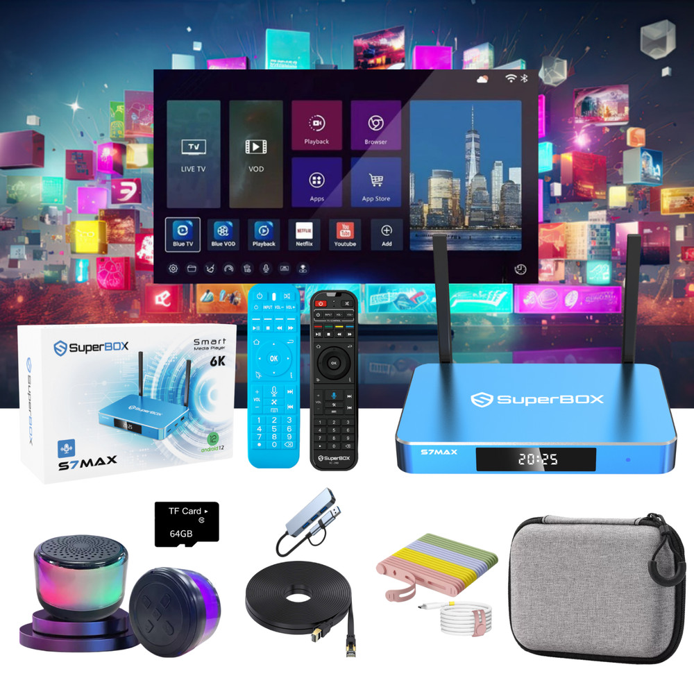 Latest Superbox S7 Max Original Unopened 64GB 6K HD