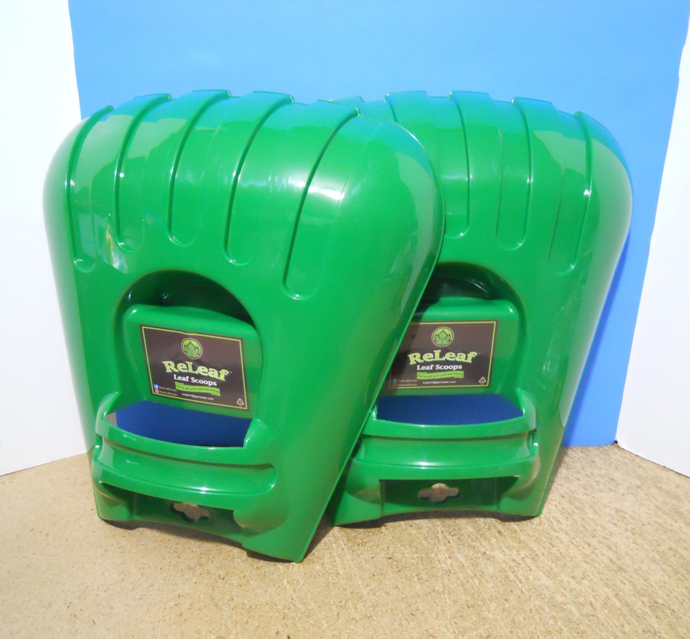ReLeaf Leaf Scoops - Ergonomic, Large Hand Held Rakes for Leaf & Lawn Grass New!