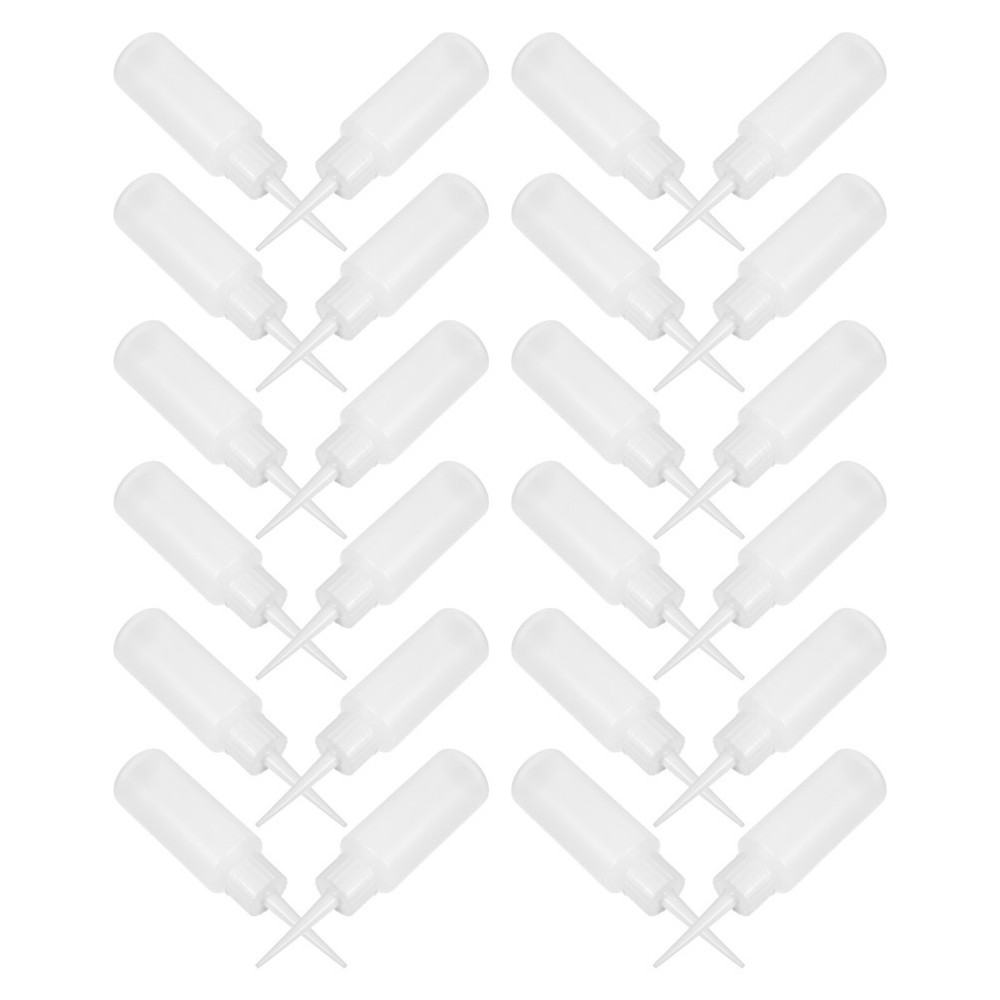 100 Pcs Sewing Agent Bottle Precision Tip Applicator with Fine Needle Squeeze