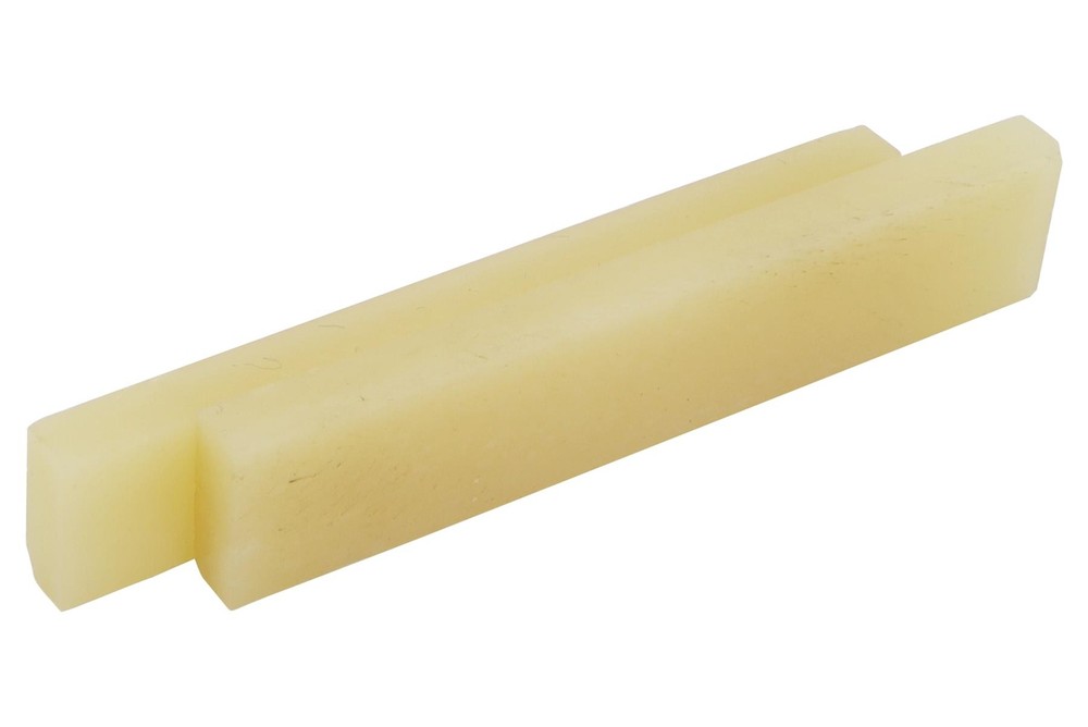 Bone Nut Blanks Unbleached Vintage Bone- 2" x .4" x .14" - 10 pack