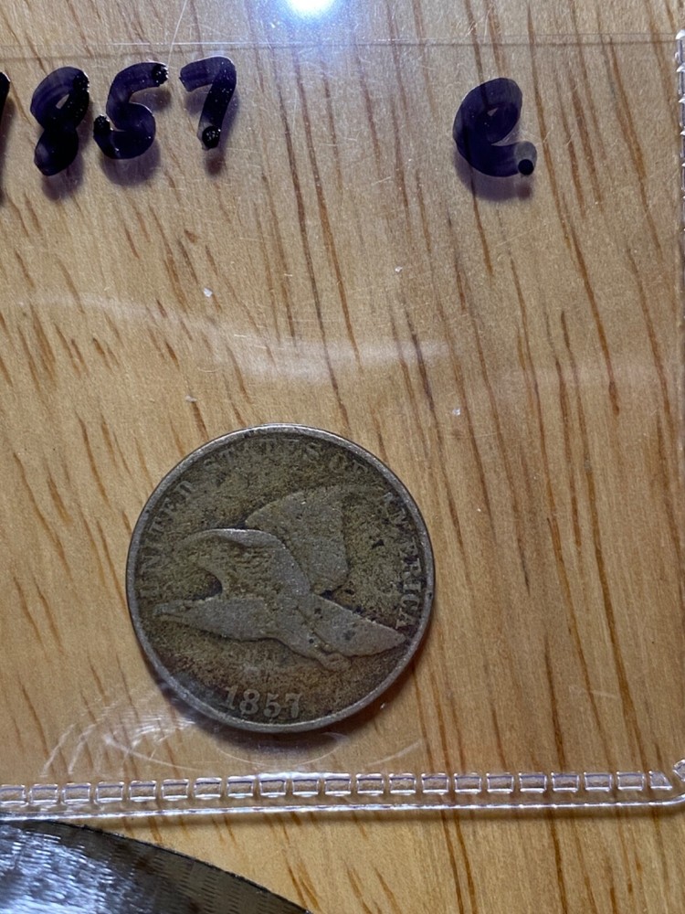 1857 FLYING EAGLE CENT Good Starter