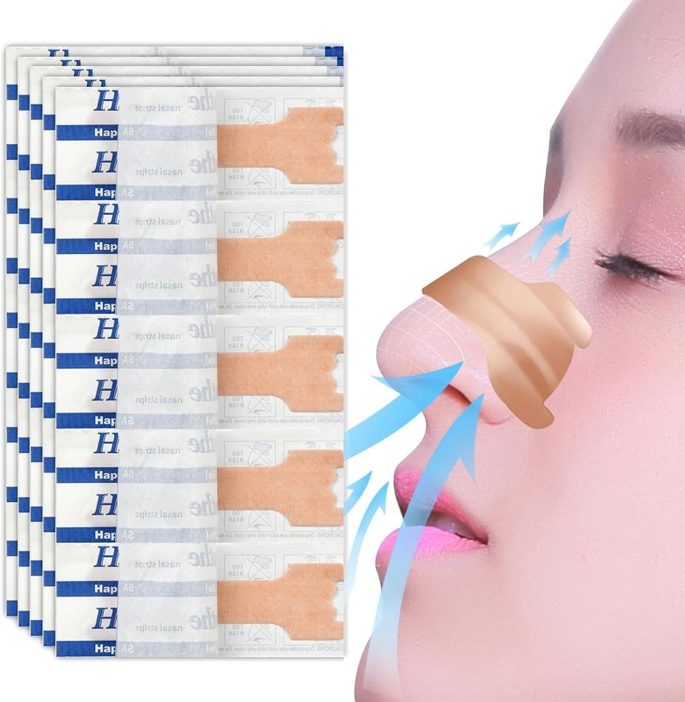 Universal-Fit 60 Count Nasal Strips: Soft, Lightweight Solution for Better Sleep