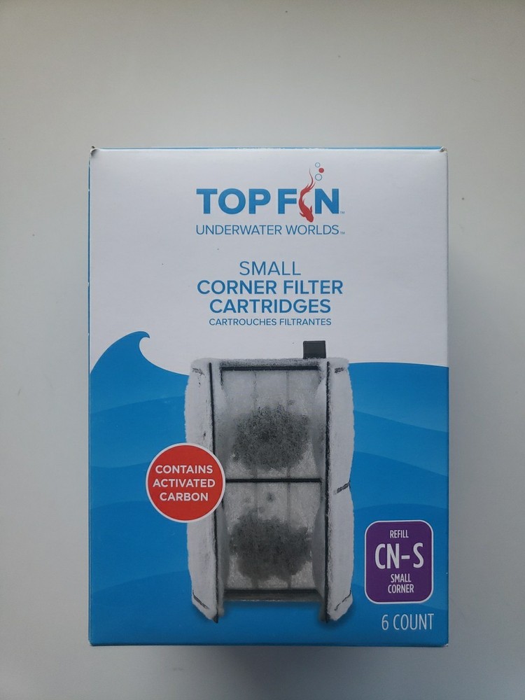Top Fin CN-S Refill for CN10 Corner Filter 5 Count READ DESCRIPTION