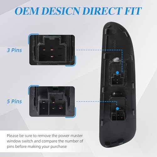 Door Lock & Window Switch | Front Right OE 56007695AC Front Passenger Side