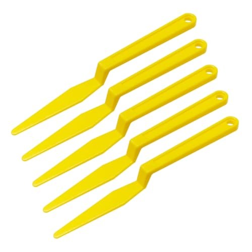 Car Window Tint Squeegee Tool, Plastic Long Handle Shank Corner Squeegee, 5PCS