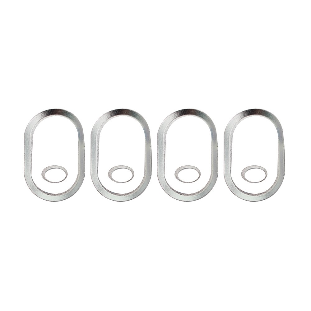 4pcs Silver Inner Fairing Switch Panel Dash Cap For Harley Touring Electra Glide