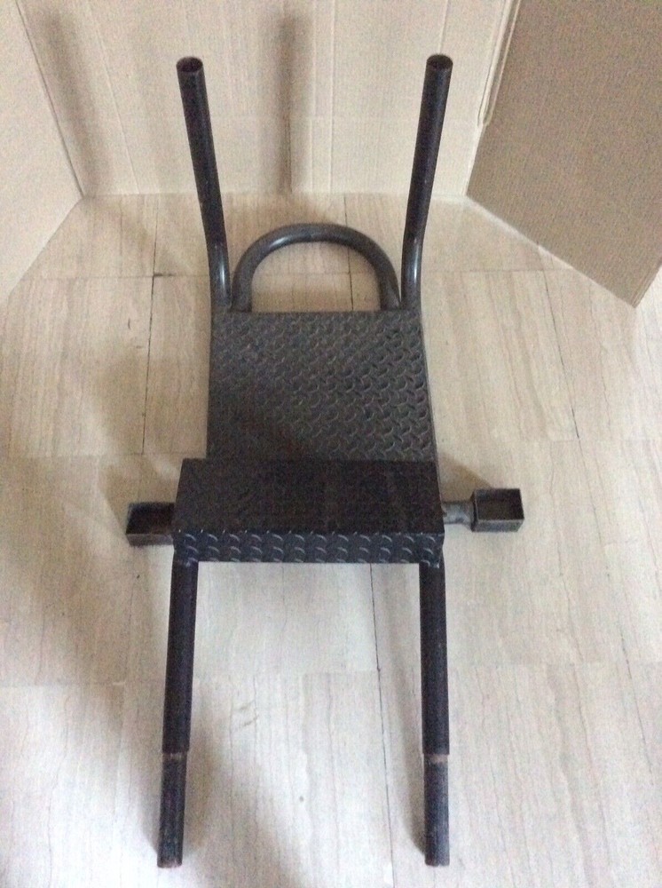 Heavy Duty Metal Pinball Back Stool Backrest Black