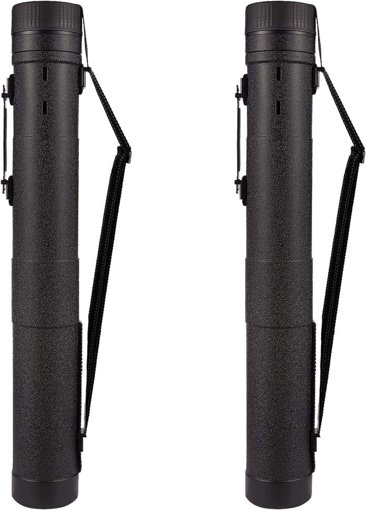 2‑Pack Extendable Poster Tubes 30¼” - 49¼" with Shoulder Strap - NEW
