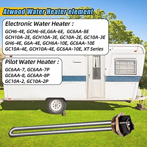 92249 Atwood Water Heater Element for Camper RV Hot Water Heater Element GCH6
