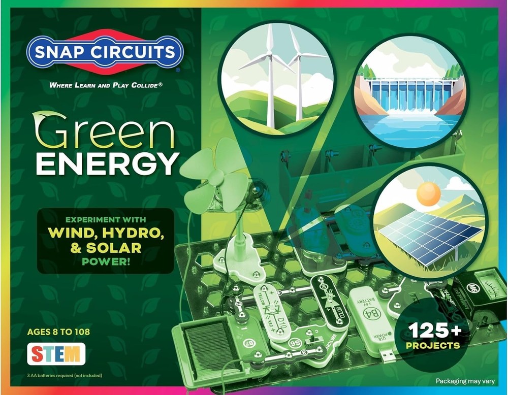 Green Energy Electronics Exploration Kit | Over 125 Exciting STEM Projects | ...
