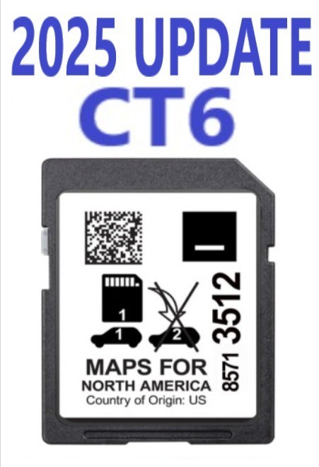 *NEW MODEL* 2025 GPS NAVIGATION SD CARD 2019-2020 CT6 MODELS