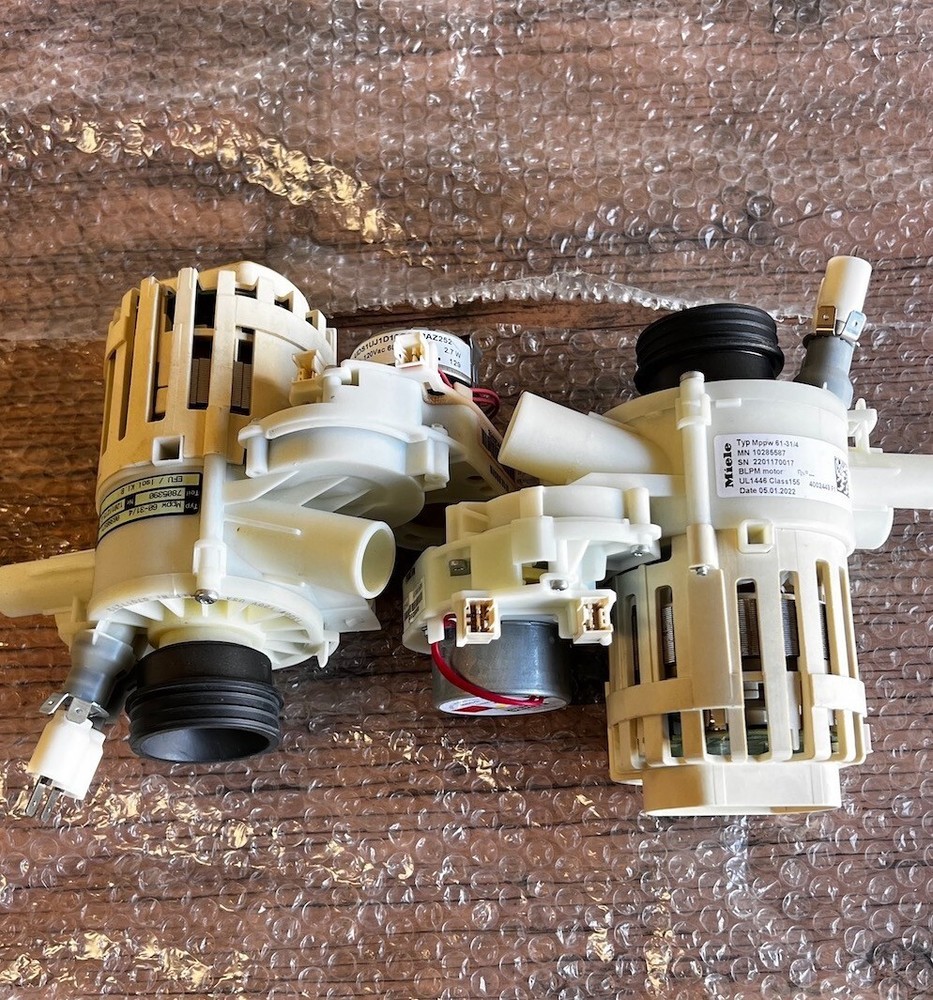 Two used Miele Dishwasher Circulation Pump Part# 10397318