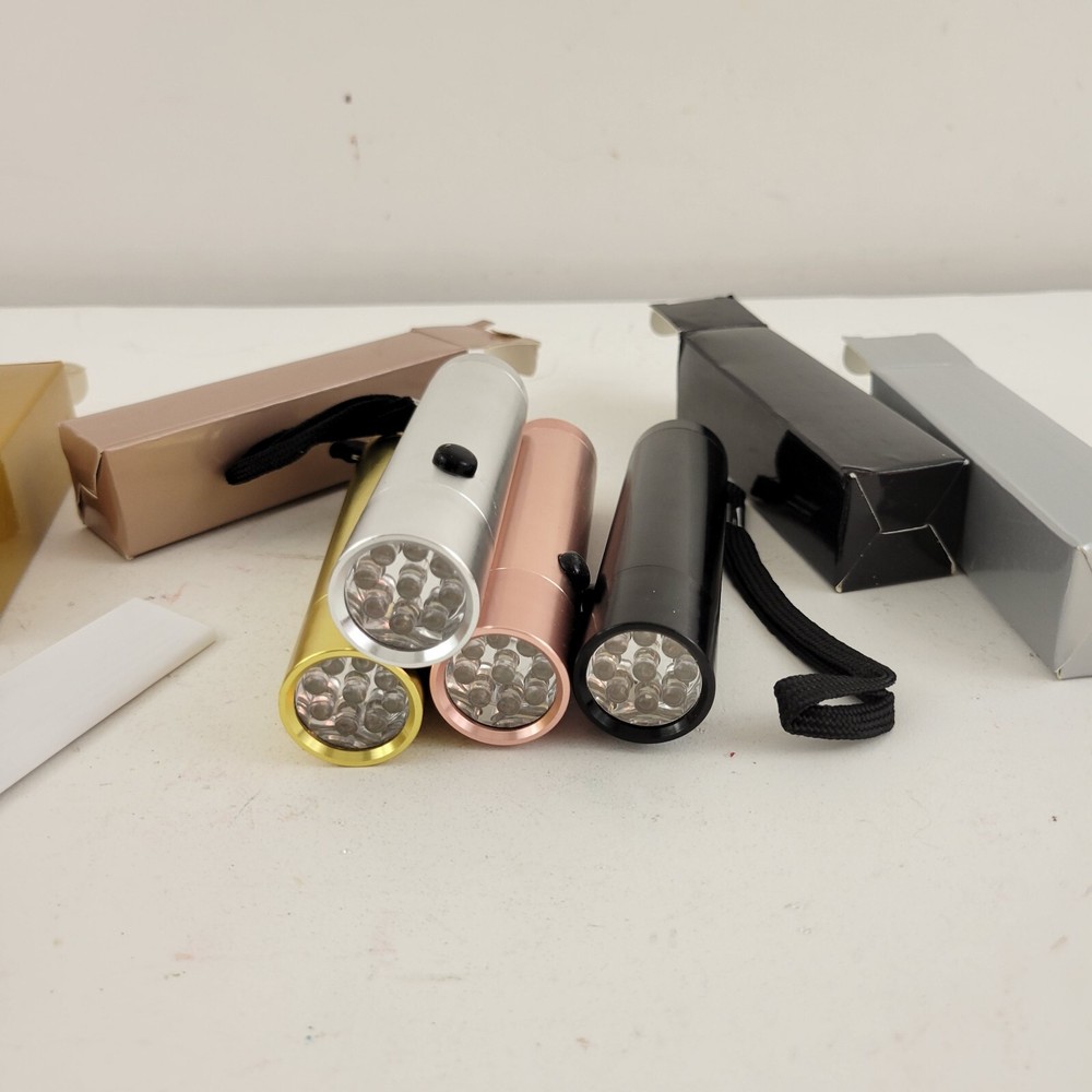 BrightEase Set of 4 Flashlights with Gift Boxes