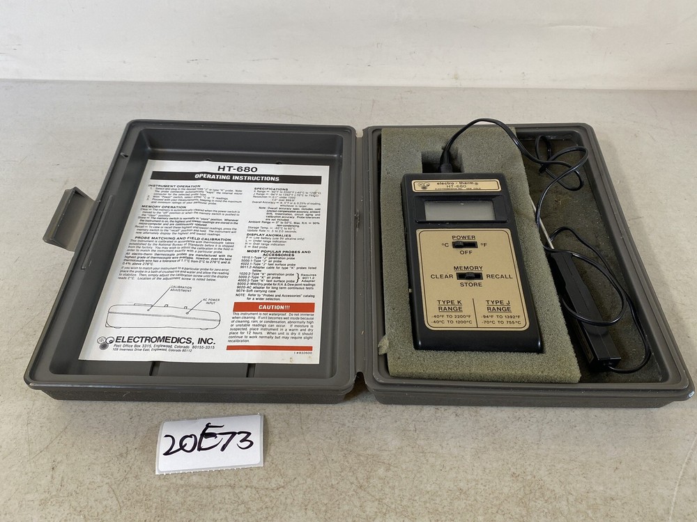 HT-680 Electro-therm Electrotromedics Inc. 20E73