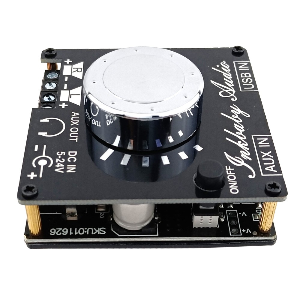 Digital Audio Amplifier Bluetooth Receiver USB AUX Input Board 2CH Stereo 30W