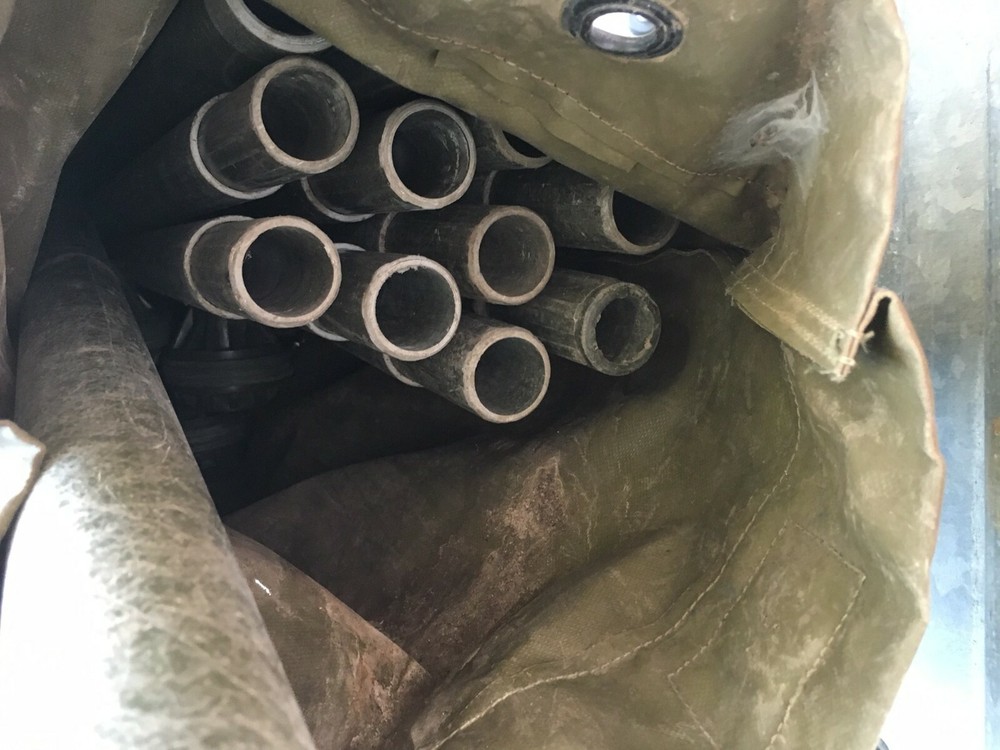 Rubberized Camo Net Pole Bag