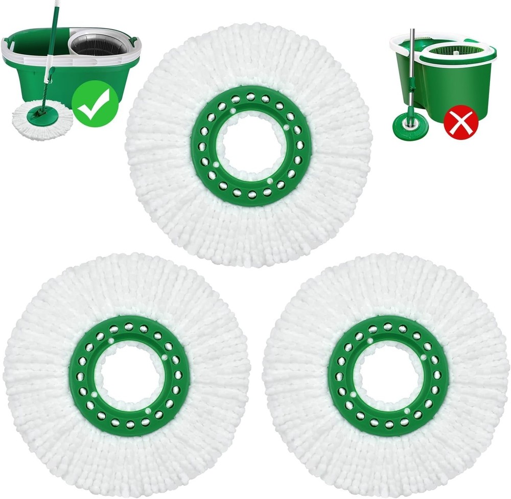 Reusable Mop Head for Libman Tornado Spin Mop Thick Microfiber Spin Mop Refil...
