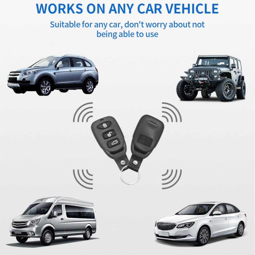 Universal Car Remote Central Kit Door Lock Locking Keyless Entry System Tool