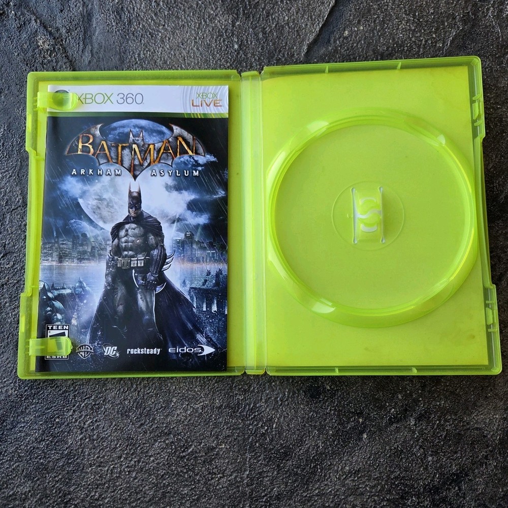 Batman: Arkham Asylum Xbox CASE ONLY with Insert, No Disc