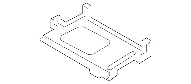 Genuine Volkswagen Amplifier Bracket 3CM-035-933