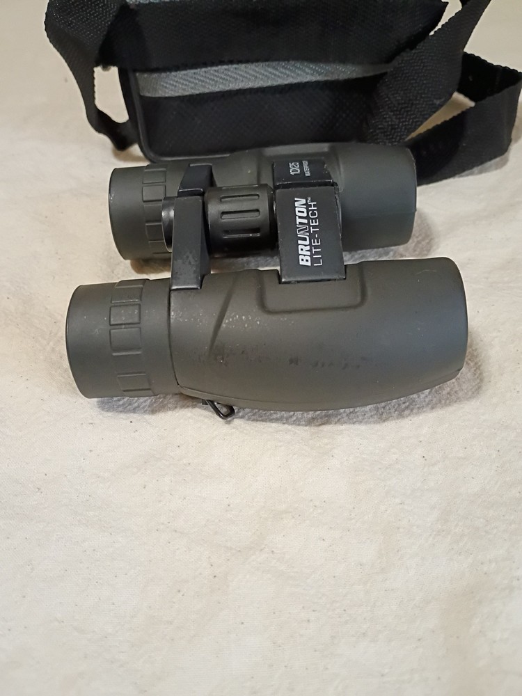 Brunton Lite-Tech 10x25 Waterproof Binoculars Model 5028 w/Case B3