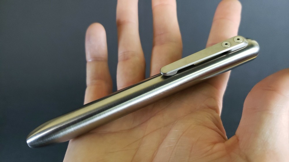 MARKSMITH Titanium Bolt Action Retractable Permanent Marker - Black Ink