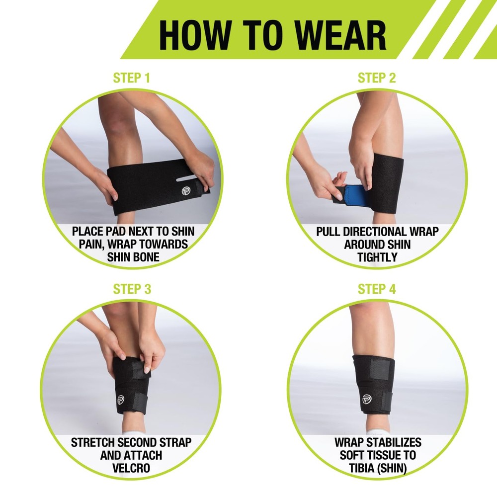 Pro-Tec Athletics Shin Splints Compression Wrap - Discomfort Relief