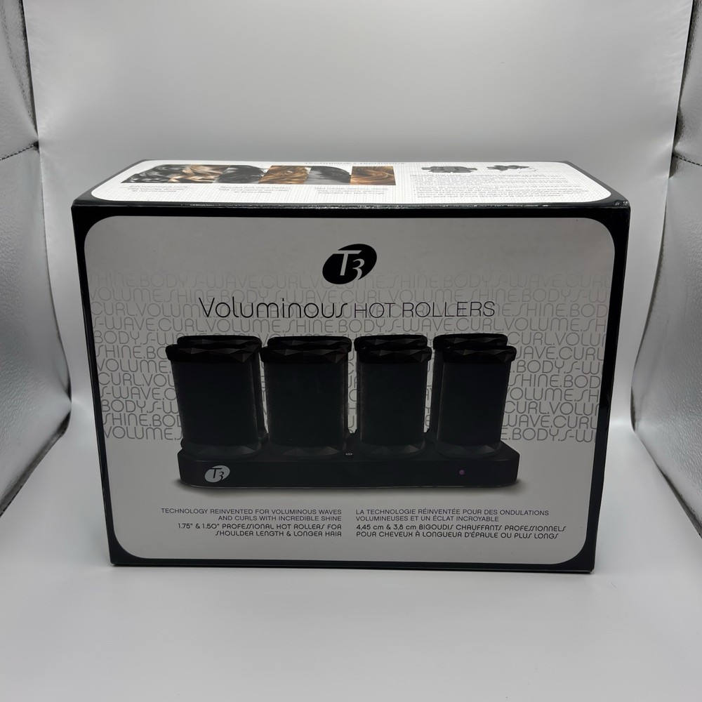 T3 Voluminous Hot Rollers Professional 1.75" & 1.50" Rollers Box Model 73701