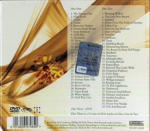 ANTHONY PHILLIPS FIELD DAY BOX CD DVD BRAND NEW AND SEALED CD {{