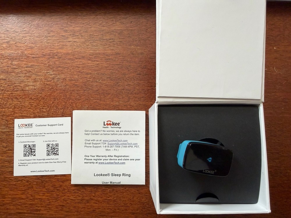 LOOKEE Wearable Ring Pulse Oximeter