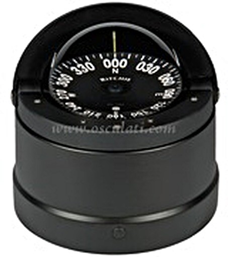 RITCHIE Wheelmark External Compass 4 Inches 1/2 Black/Bla