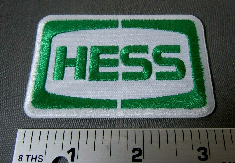 HESS GASOLINE Embroidered Iron On Uniform-Jacket Patch 3"
