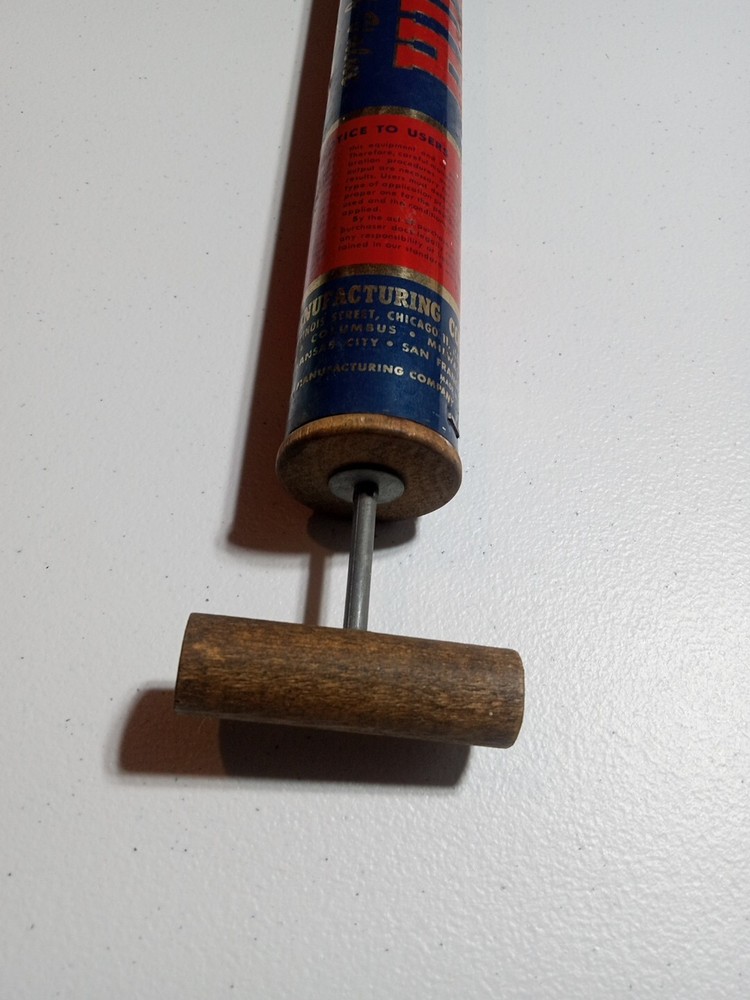 Vintage Hudson Sprayer Wood Handle 1957