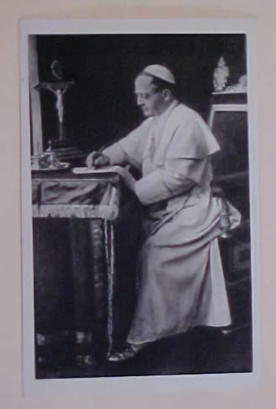 VATICAN 1939 FEB 20 on CARD
