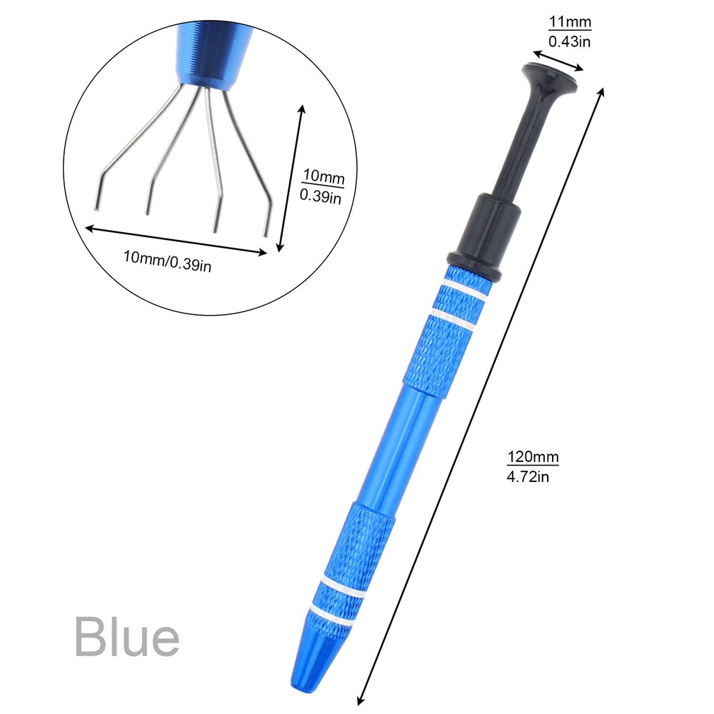 5PCS IC Extractor Electronic Component Picking Suction Pen Hand Tool Chip 4 Claw