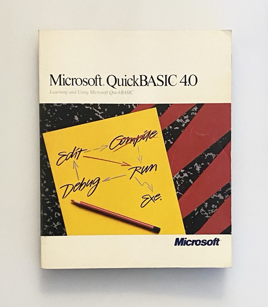 Microsoft QuickBASIC 4.0 Manual, Learning and Using QuickBASIC - 1987