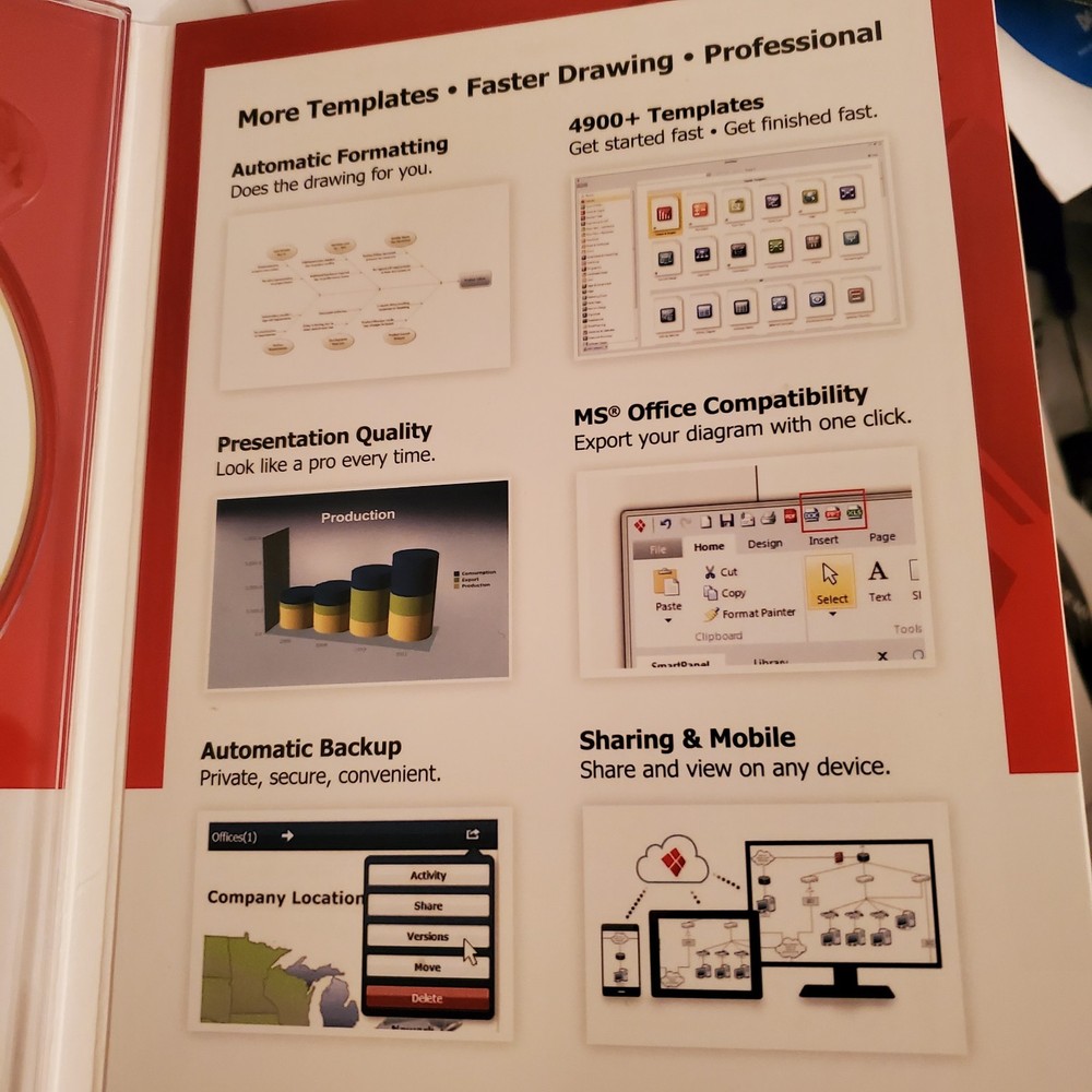 SmartDraw 2014 Software CI Enterprise Edition Upgrade Windows 7 Vista XP