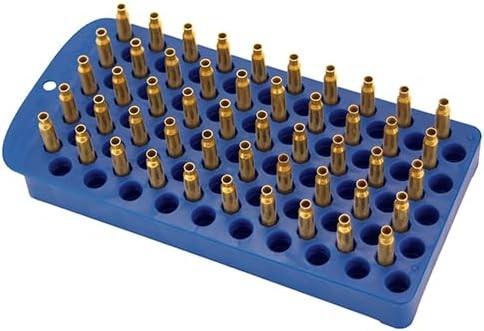 Universal Reloading Tray for Convenient 50 Round Brass One Size, blue