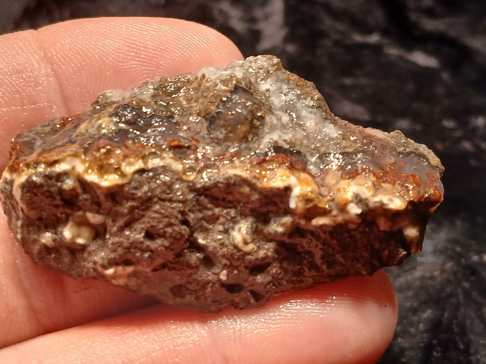 Mexican Cathedral Agate Rough End
