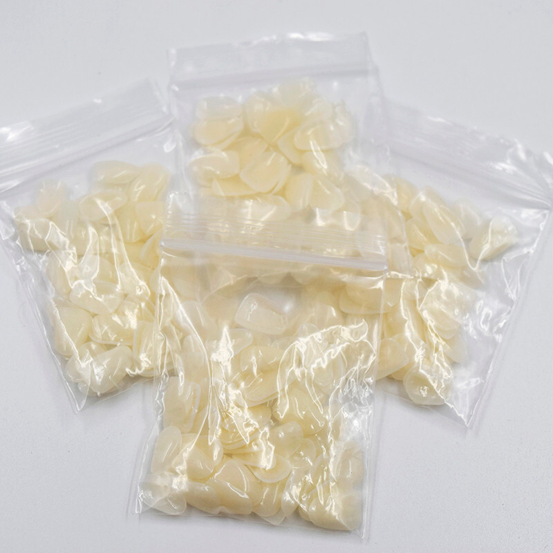 10 Pack Dental High Quality Temporary Crown Patch Veneers Porcelain Patch Upper
