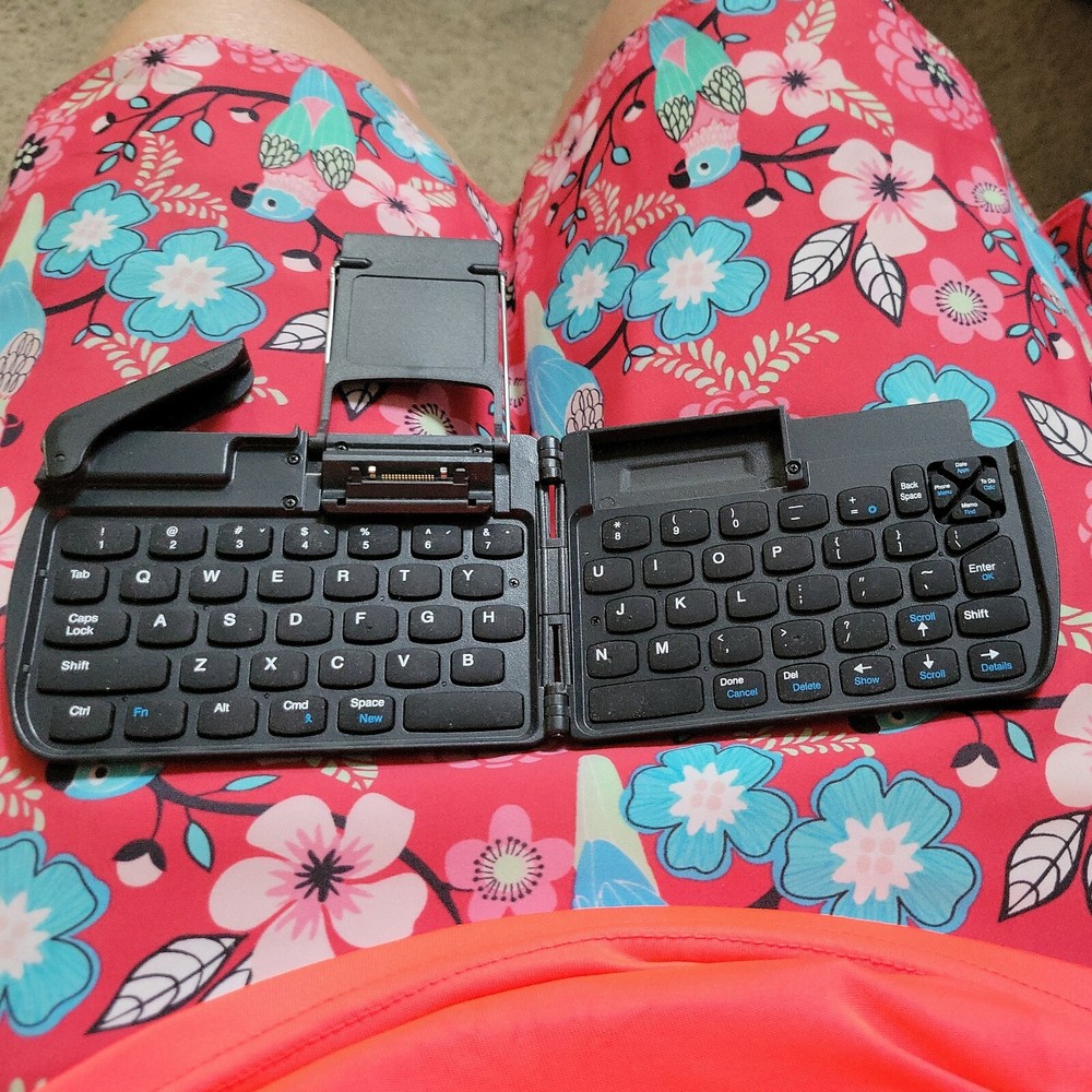 Portable Keyboard iConcepts Palm Foldable Black