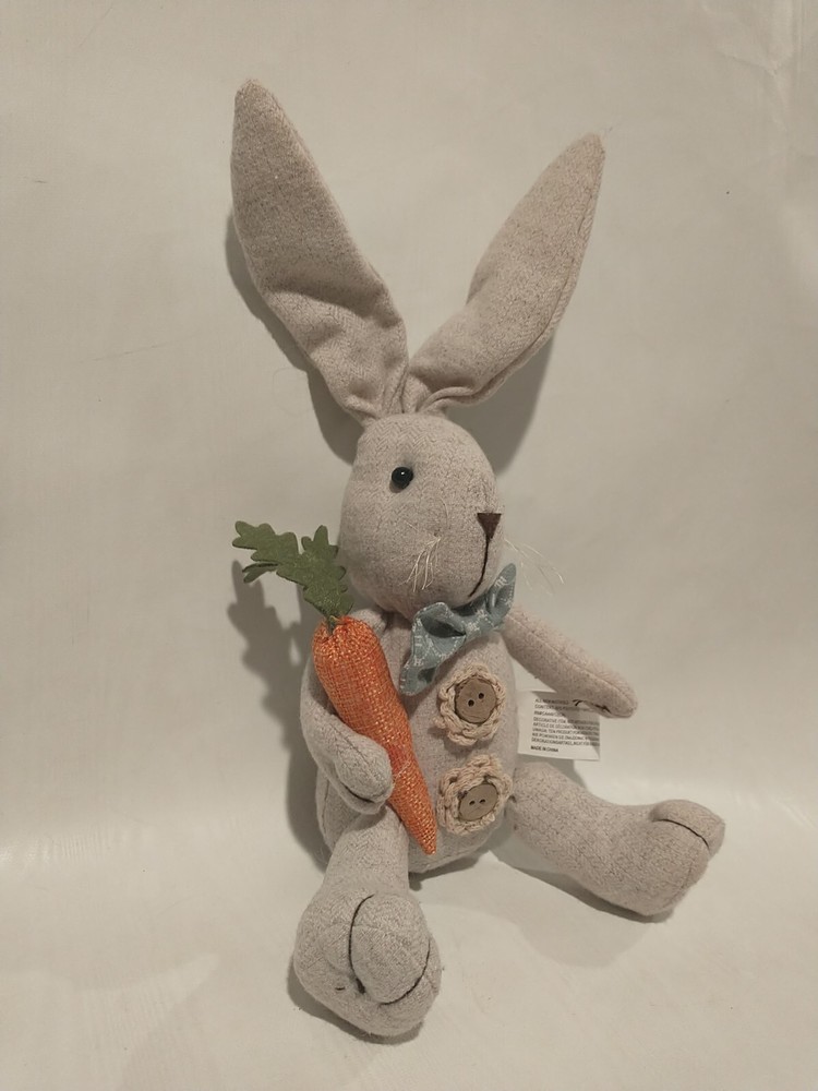 Home Decor Easter Bunny Stuffed animal Bottons, Carrot