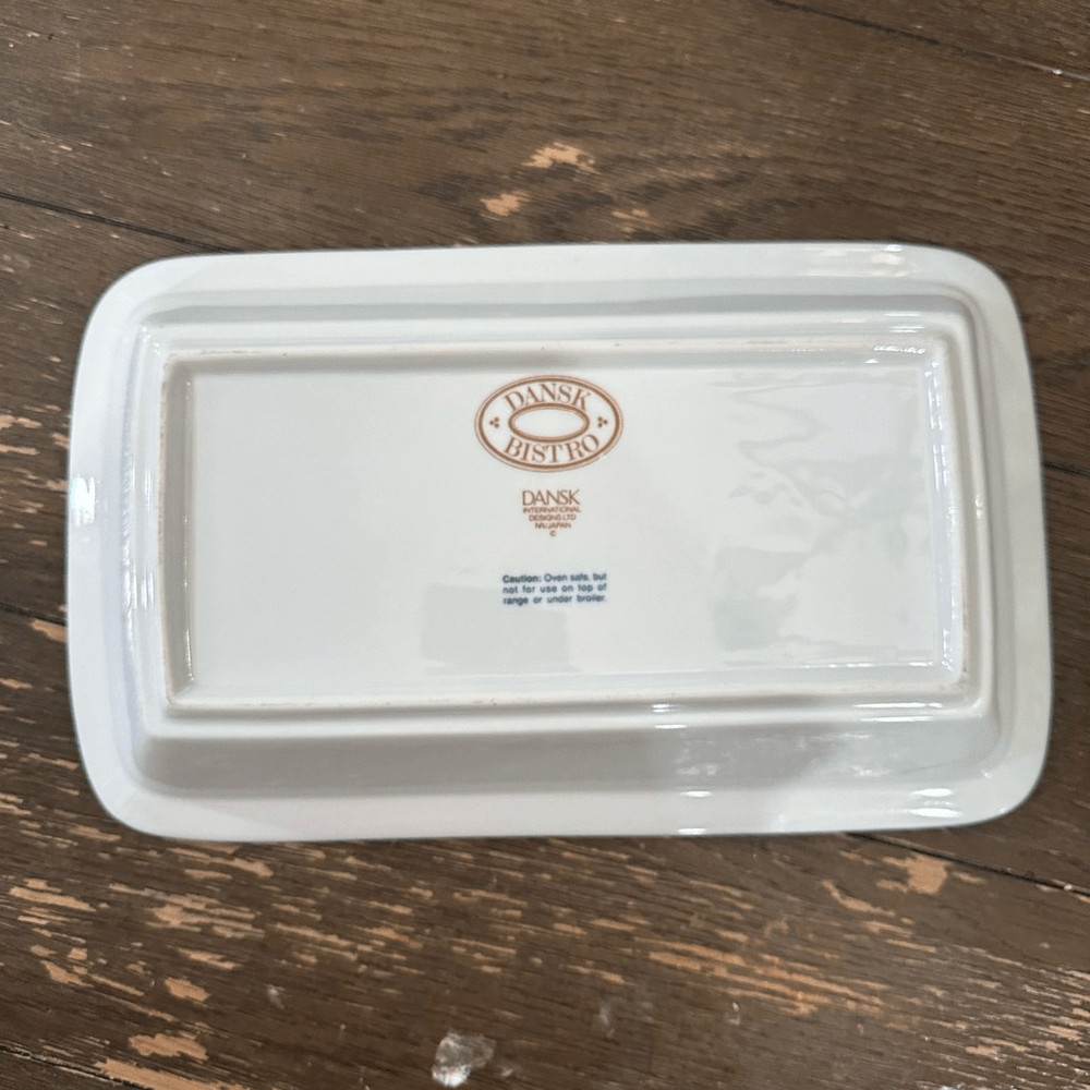 DANSK BISTRO Maribo Rectangular Baking Dish Cookware Made In Japan