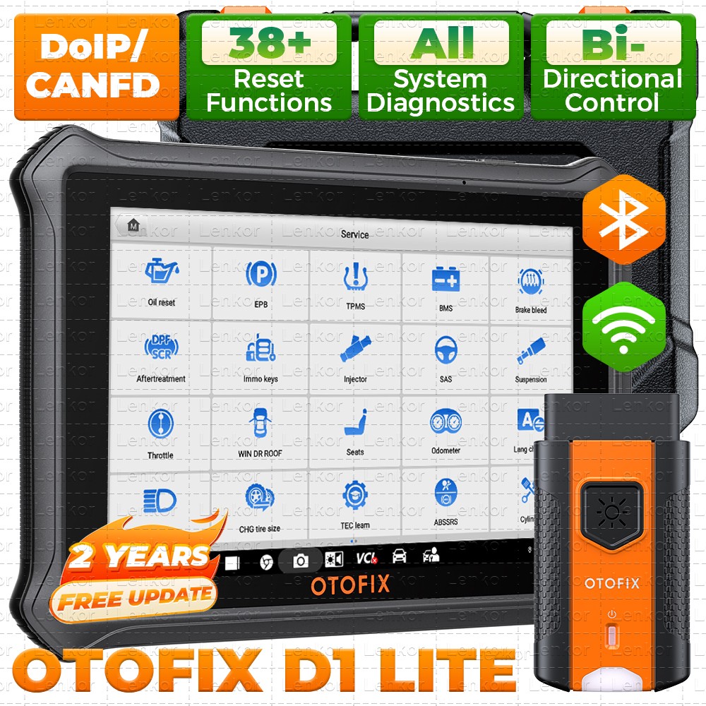 2025 OTOFIX D1 Lite Bidirectional Full System Diagnostic Tool Key Coding Scanner