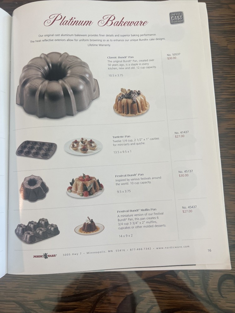 Nordic Ware Holiday Tree Magazine Cookware Bakeware Kitchenware Christmas