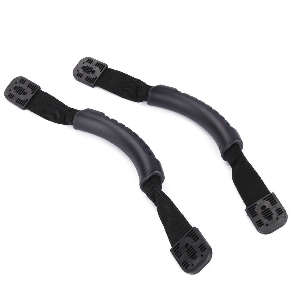 Black Grab Handle Kayak Boat Side Mount Rubber Replacement Grip Handle -2 Pack