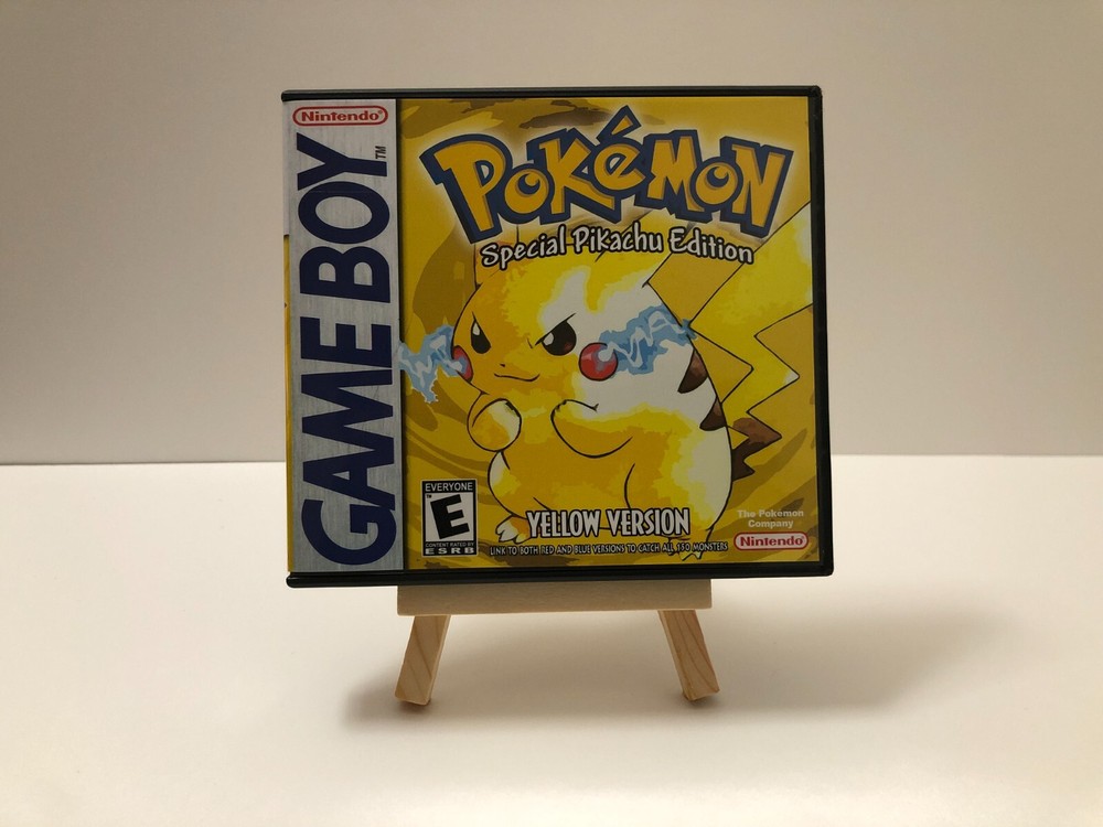 Replacement Case for Pokemon Yellow Version Gameboy