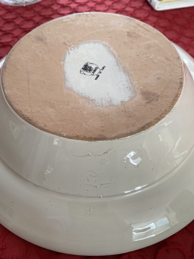 Crate and Barrel Lamas Manachi Large Serving Platter Plate