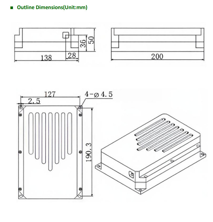 RGB 20W Space Coupled Laser Module with TEC